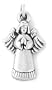 Sterling Silver Praying Angel Charm by Bob Siemon