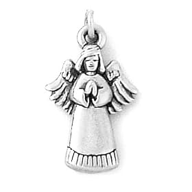 Buy Sterling Silver Praying Angel Charm by Bob Siemon by Amazon.com Collection