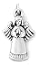 Sterling Silver Praying Angel Charm by Bob Siemon