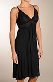 Mystique Intimates Bliss Knit Ballet Length Gown (21905) 2X/Black
