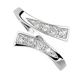Sterling Silver Curvy Solitaire Toe Ring