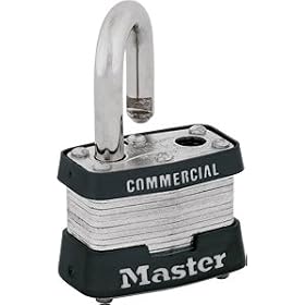 Master Lock 1KA-2526 1-3/4-Inch Laminated Steel Padlock