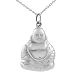 Sterling Silver Large Buddha Pendant