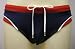 SLIP COSTUME SEA MEN BEACHWEAR GIANFRANCO FERRE 'A.21020 T.52 009 BLUE ITALIEN