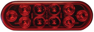Optronics 6 Oval LED Stop/Turn/Flush-Mount Oval Tail Lights