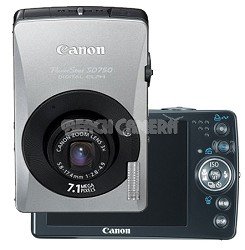 Canon PowerShot SD750 7.1MP Digital Elph Camera with 3x Optical Zoom (Black)