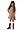 : Room Seven Beige Silk Paneled Dress 7y (122)