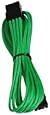 BitFenix Alchemy Multisleeve 45cm 8-Pin EPS Extension Cable - Green Sleeve/Black Connector (BFA-MSC-8EPS45GK-RP)