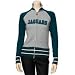 Touch by Alyssa Milano Jacksonville Jaguars Ash Ladies French Terry Full Zip Jacket