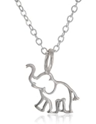 Samantha Faye "Menagerie" Small Elephant Pendant Necklace, 18"