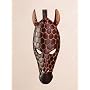 GIRAFFE MASK WALL PLAQUE JUNGLE SAFARI GIFT DECORATION
