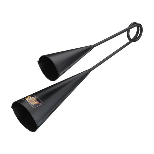 MusicalInstruments: Agogo Bell, Metal Flexible, Black