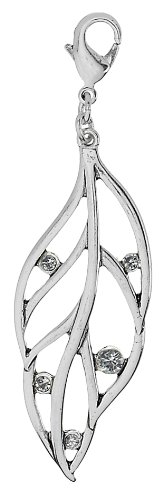 Pilgrim Damen-Charm Blatt silber versilbert 514-295 Preisvergleich