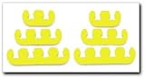 Mr. Gasket Competition Wire Separator Kit Yellow
