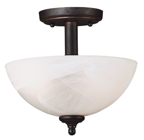Kenroy Home 91384BRZ Hamilton Semi-Flush, Bronze