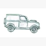 Pewter Pin Badge Transport Classic Car Land Rover