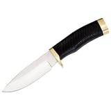 Eigenschaften Buck 692BK / Buck Vanguard, Droppoint-Klinge, 420HC-Stahl, Kraton-Griff, Messingbeschläge, Cordura-Scheide
