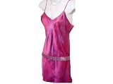ArtisanStreet's Hot Pink & Orchid Silk Camisole Tunic. Hand Painted. One Of A Kind.