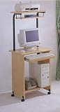 Computer Desk On Wheels With Top Shelf