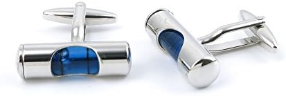 2 Pairs Men Boy Jewelry Cufflinks Cuff Links Party Favors Gift Wedding ET078 Blue Spirit Level