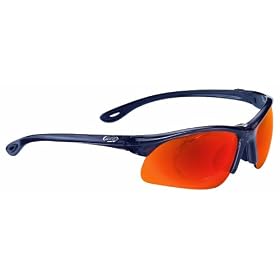 BBB Powerview Sunglasses Crystal Grey/Black Frame Red Revo Yellow & Clear Lens