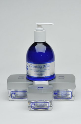 Valentine's Day Gifts Dead Sea Spa Care Facial Set with Cleansing Milk (Anti Aging Products)