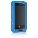 31AZI8MRpfL. SL160  Blue Silicone Skin Cover Case Cell Phone Protector for LG Dare VX9700 VX 9700