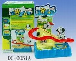 Rolling Dogs Climbing Ladder And Slide Battery Operated