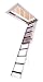 Tools & Hardware : Werner S2210 10-Foot 300-Pound Duty Rating Steel Easy Access Attic Ladder