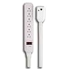 First Alert 90802-3FA  Fire Shield Protected 6-Outlet White Surge Strip with 15-Amp Circuit Breaker and 3-Foot Cord