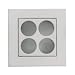 LINOLITE 2425992 Einbauleuchte silber