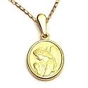 14K Wings of Love Pendant w/ 18" Chain