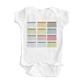 Boy's White Multicolor Cassette Design One Piece Bodysuit - 6 Months