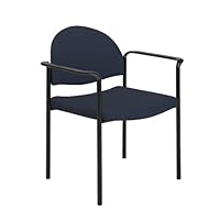 National Office Furniture Tag Stacking Chair, Faux Leather