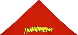 Hulk Hogan "hulkamania" bandana Red [Apparel]