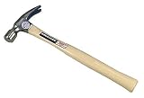 Vaughan 999ML 20-Ounce Long Professional Framing Hammer, Milled Face, White Hickory Handle, 16-Inch Long.