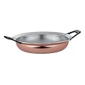 Tramontina Limited Editions Barazzoni 3 Quart Full-Clad Copper Exterior Open Everyday Pan