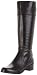 Bandolino Women’s Caresse Riding Boot,Black,5 M US