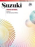 Suzuki Piano School New International Edition Piano Book and CD, Volume 1 -Bk+CD