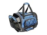 Sherpa Sport Duffle Pet Dog Cat Carrier Airline Approved Small Blue 44050