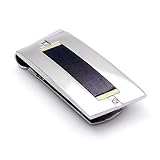 Dolan Bullock ROME 18K Gold & Diamond Titanium Steel Money Clip