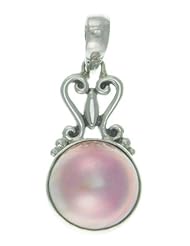 283 Perla Rosa Pendant Organic / Silver Jewelry of Bali