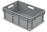 Akro-Mils Straight Wall Container Solid 23-3/4 X 15-3/4 X 8-1/4. Package of 4