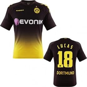 Maillot de foot BVB Borussia Dortmund Ext�rieur 2012 Lucas