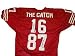 All Products : Joe Montana/Dwight Clark Autographed/Hand Signed The Catch Red Jersey
