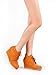 Nature Breeze Willow-01 Women's Black Lace Up Faux Leather Ankle Wedge Boots