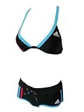 Ladies Black ADIDAS Infinitex Shorts Leg Racer Back Bikini