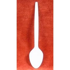 100 Kaffeel�ffel Kunststoff Einweg weiss