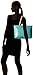 Classic Fashion Leather Tote Bags with Free Coin Wallet (Light Green)