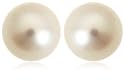 14k White Gold 7.5-8mm Akoya Cultured Pearl Stud Earrings